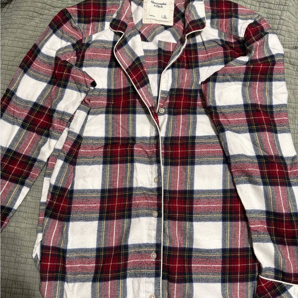 Abercrombie & Fitch Plaid Sleep Shit